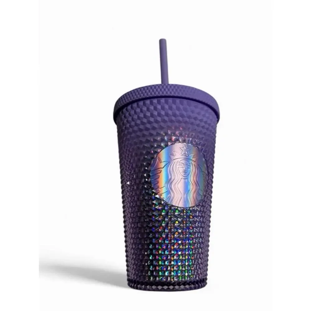 2023 Starbucks Gradient Purple 16oz Diamond Studded Tumbler